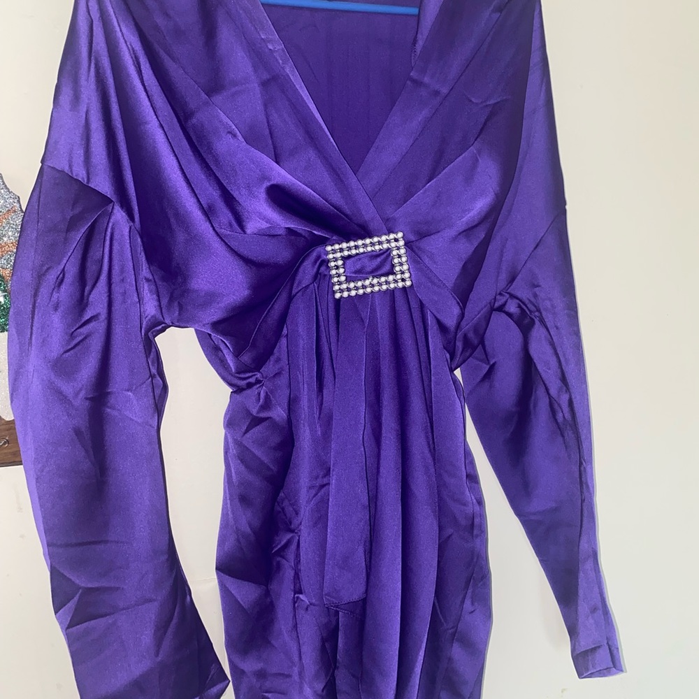 BOOHOO PURPLE DRESS BRAND NEW AUTHENTIC